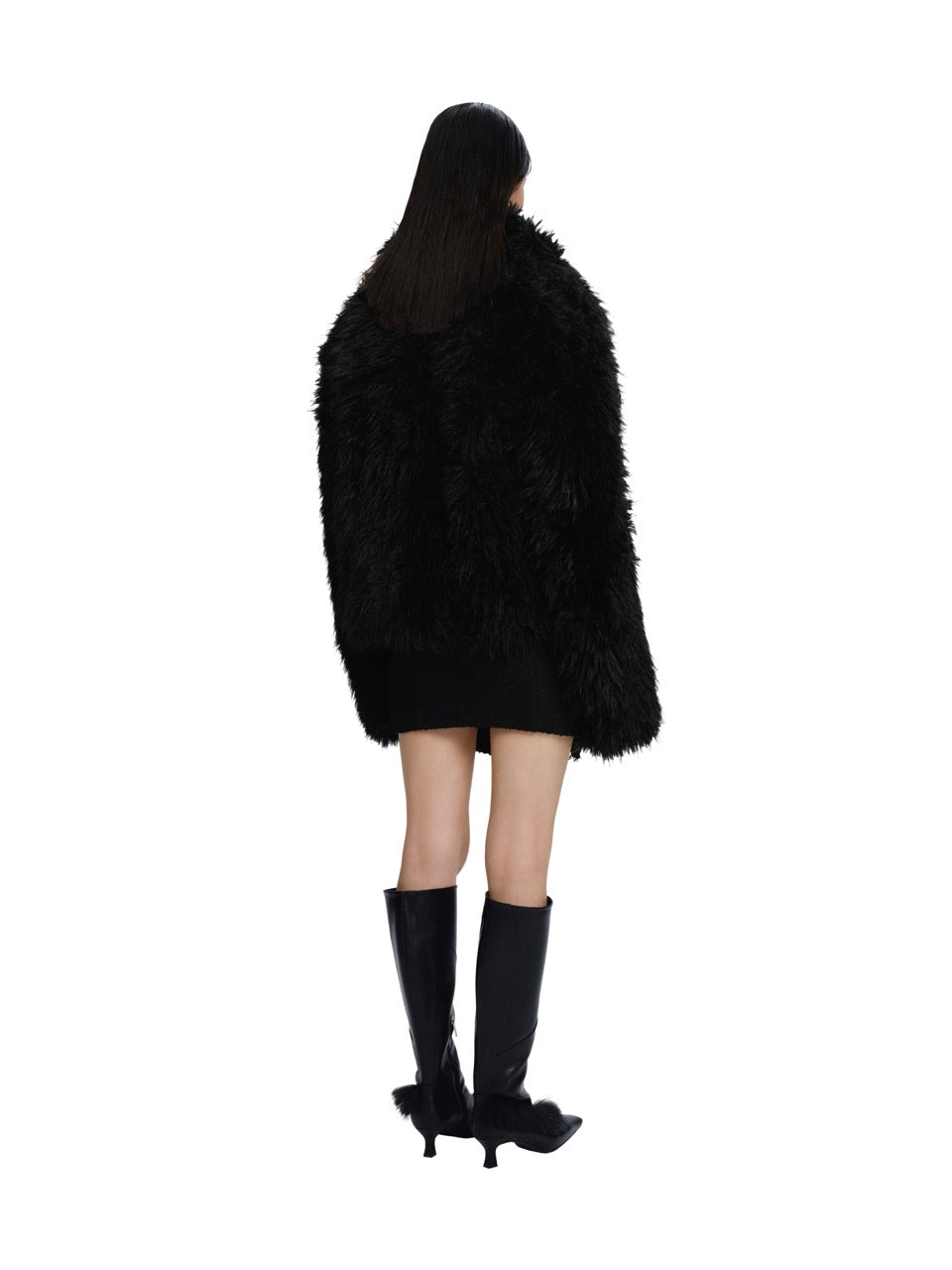 Long Faux Fur Coat