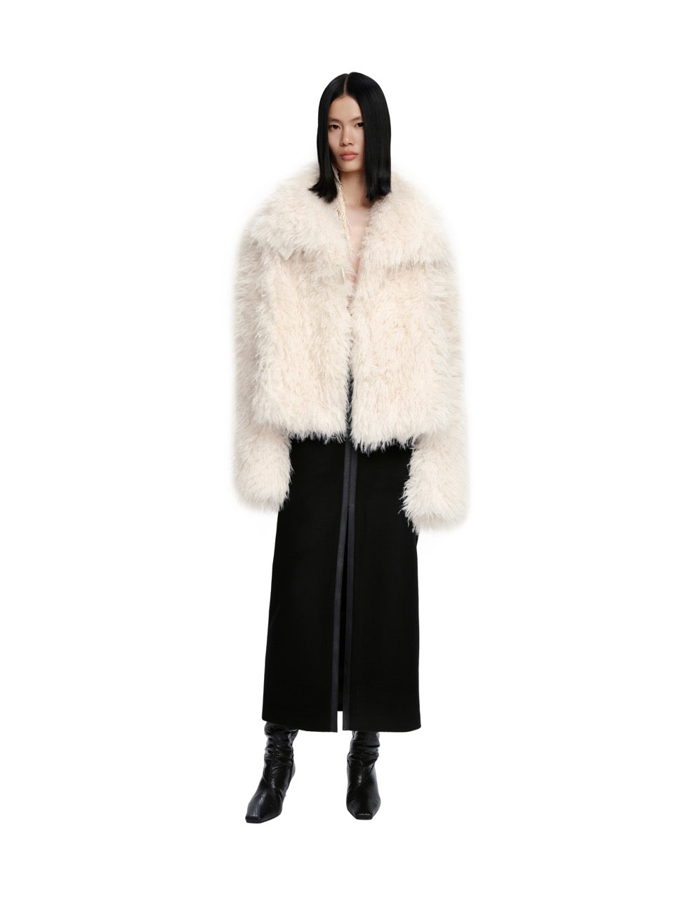 Long Faux Fur Coat