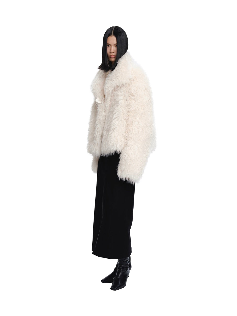 Long Faux Fur Coat