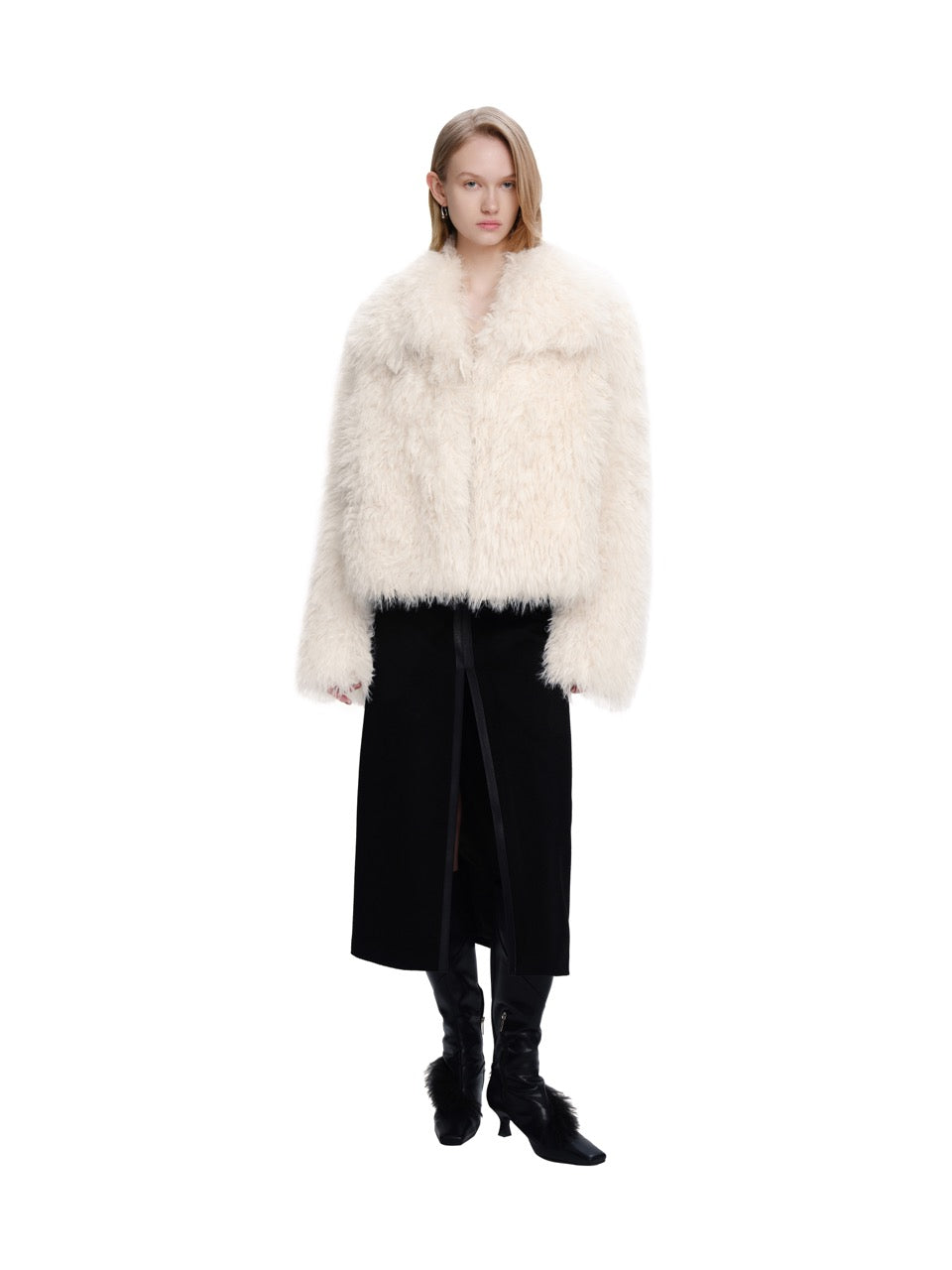 Long Faux Fur Coat