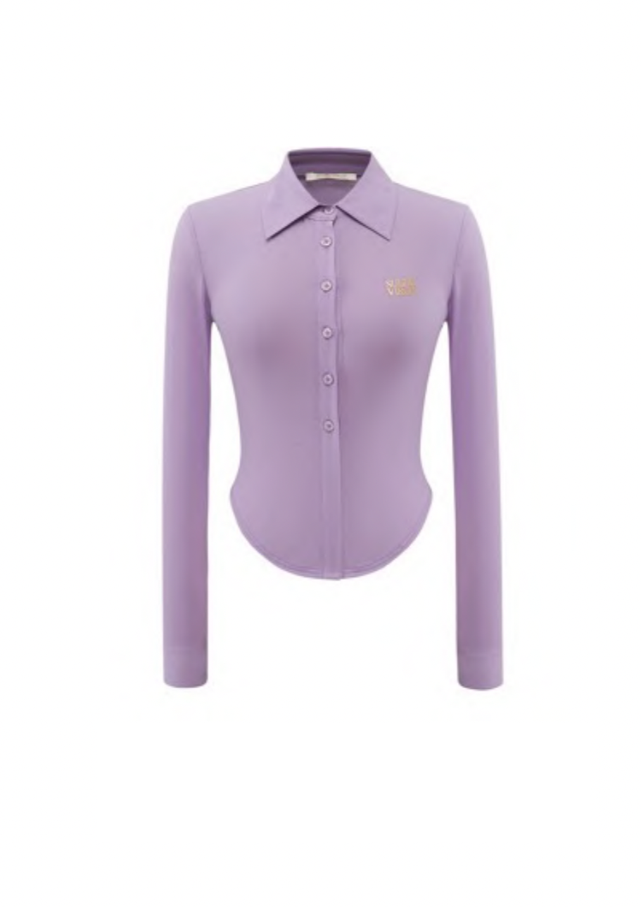 Purple Classic Logo High Stretch Shirt