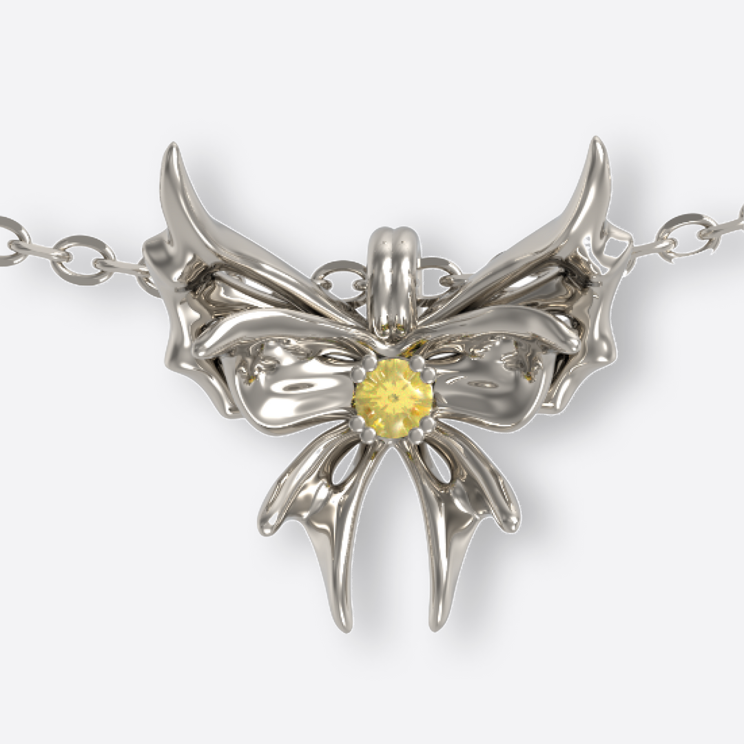 Chrysalid Butterfly Necklace