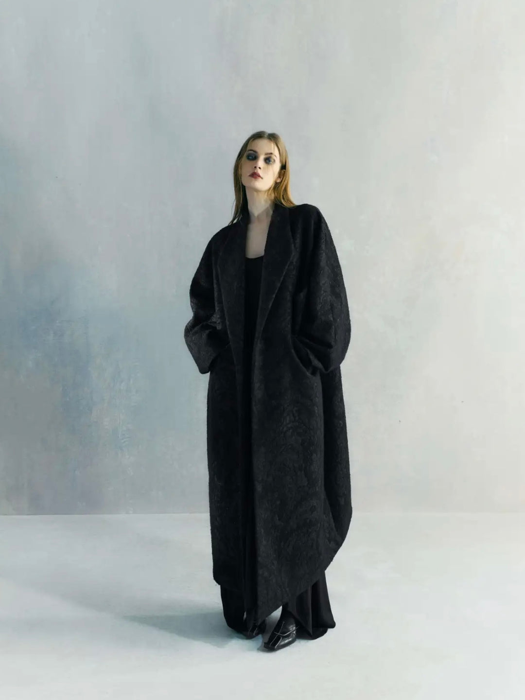 Wool Asymmetric Silhouette Coat