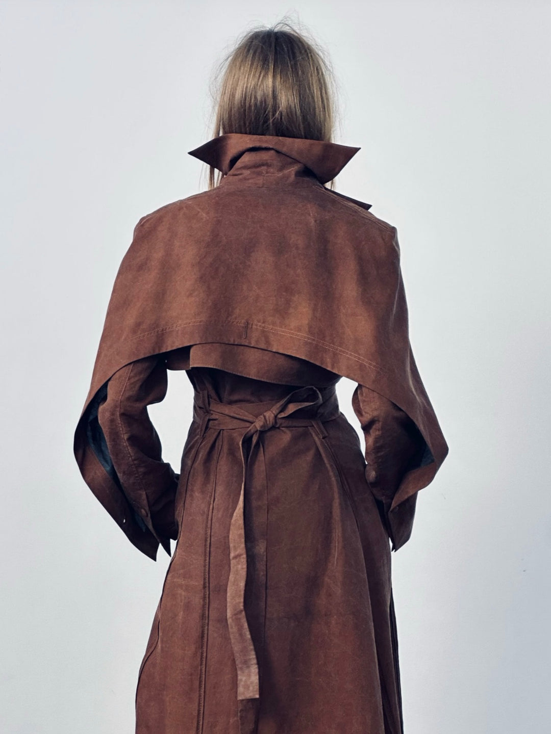 Vintage Brown Trench Coat