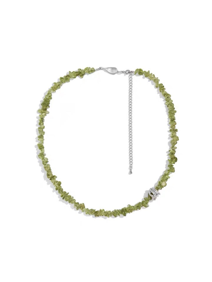 Skirt Necklace Olivine