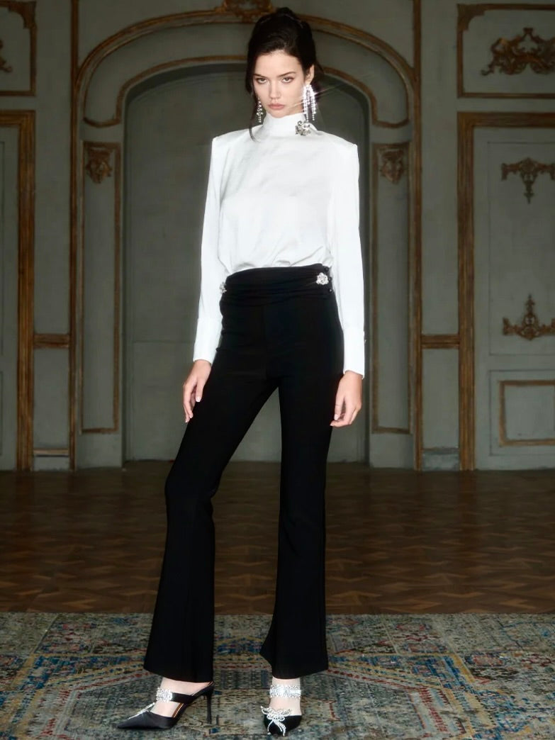 Flipped Wide Leg Trousers