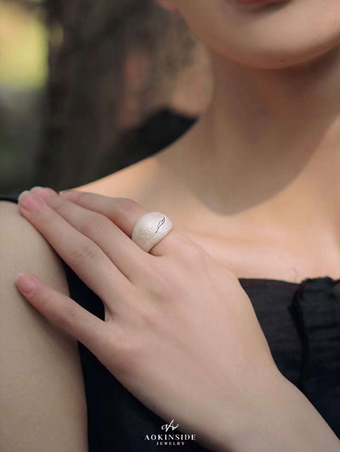 Water Leaf Ring