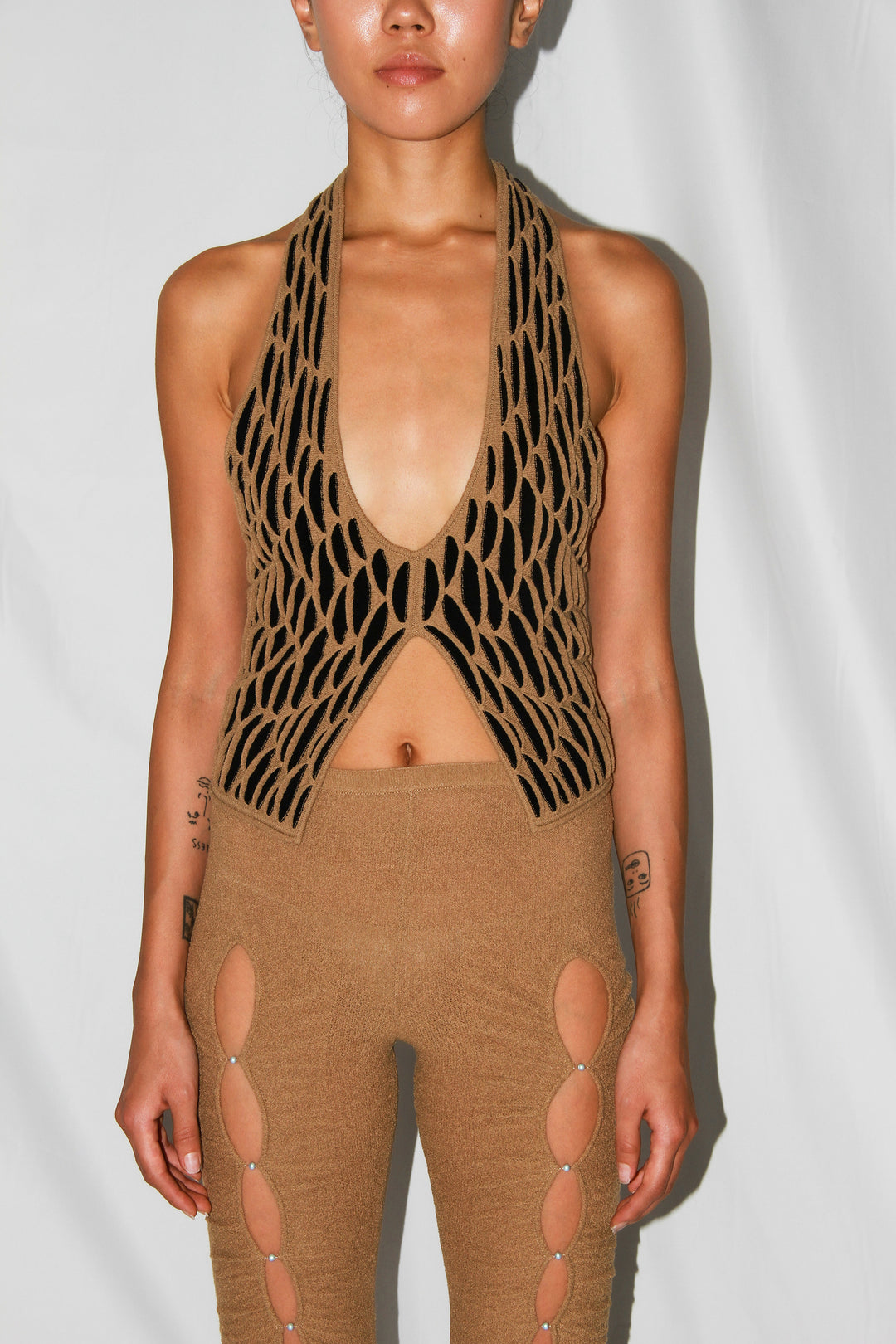 Animal Halter V-Neck Vest