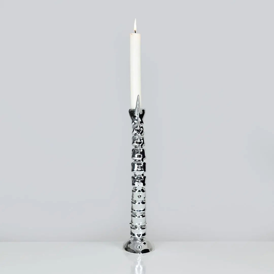 TALL SKELETON CANDLE HOLDER