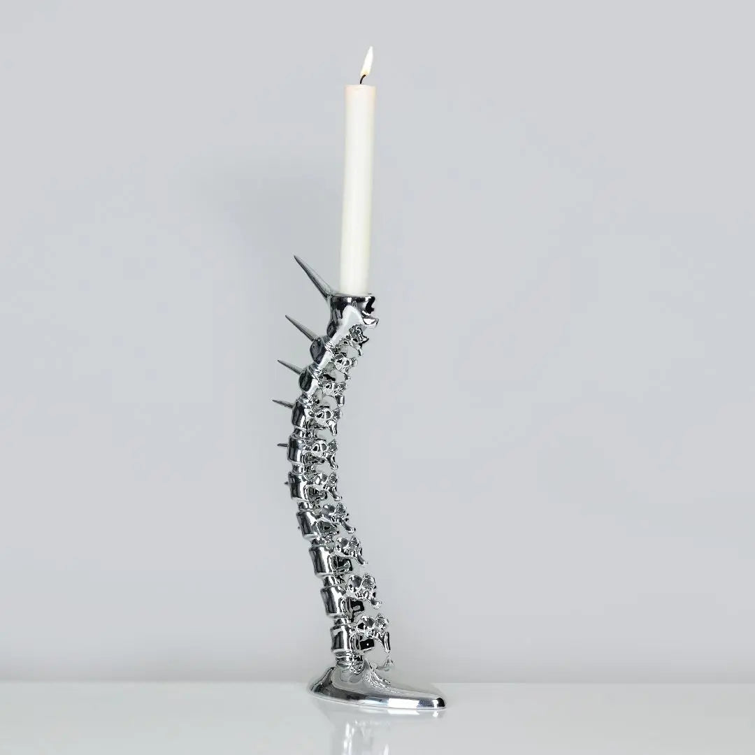 TALL SKELETON CANDLE HOLDER