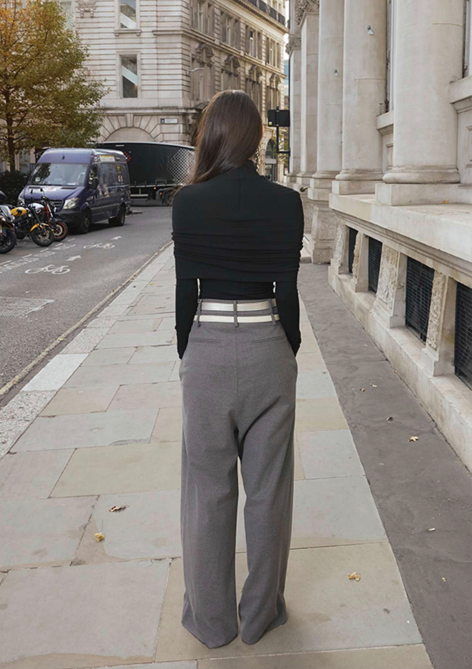 The Belt Buckles Wool Trousers