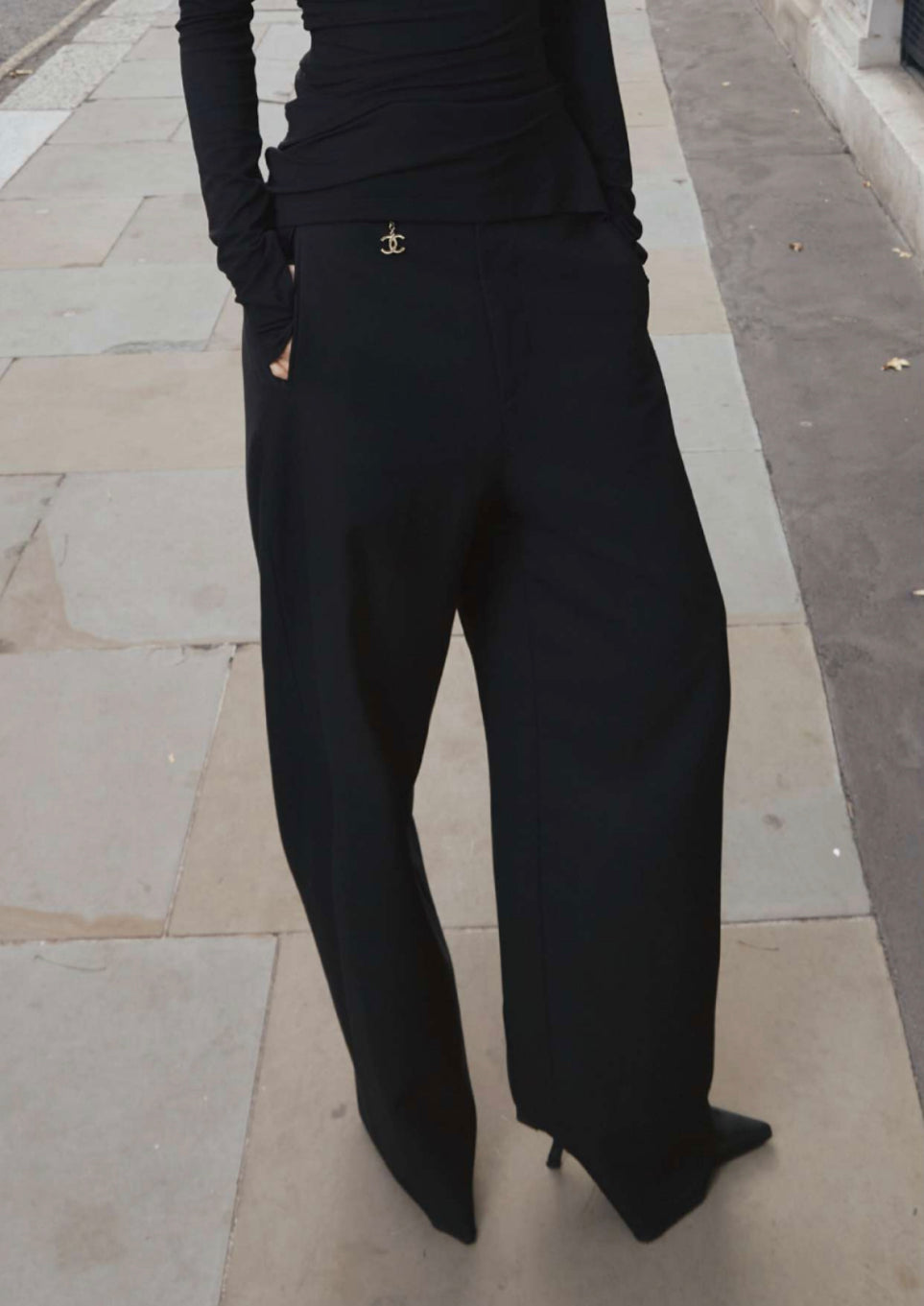 The Belt Buckles Wool Trousers