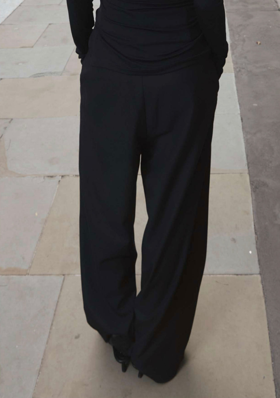 The Belt Buckles Wool Trousers