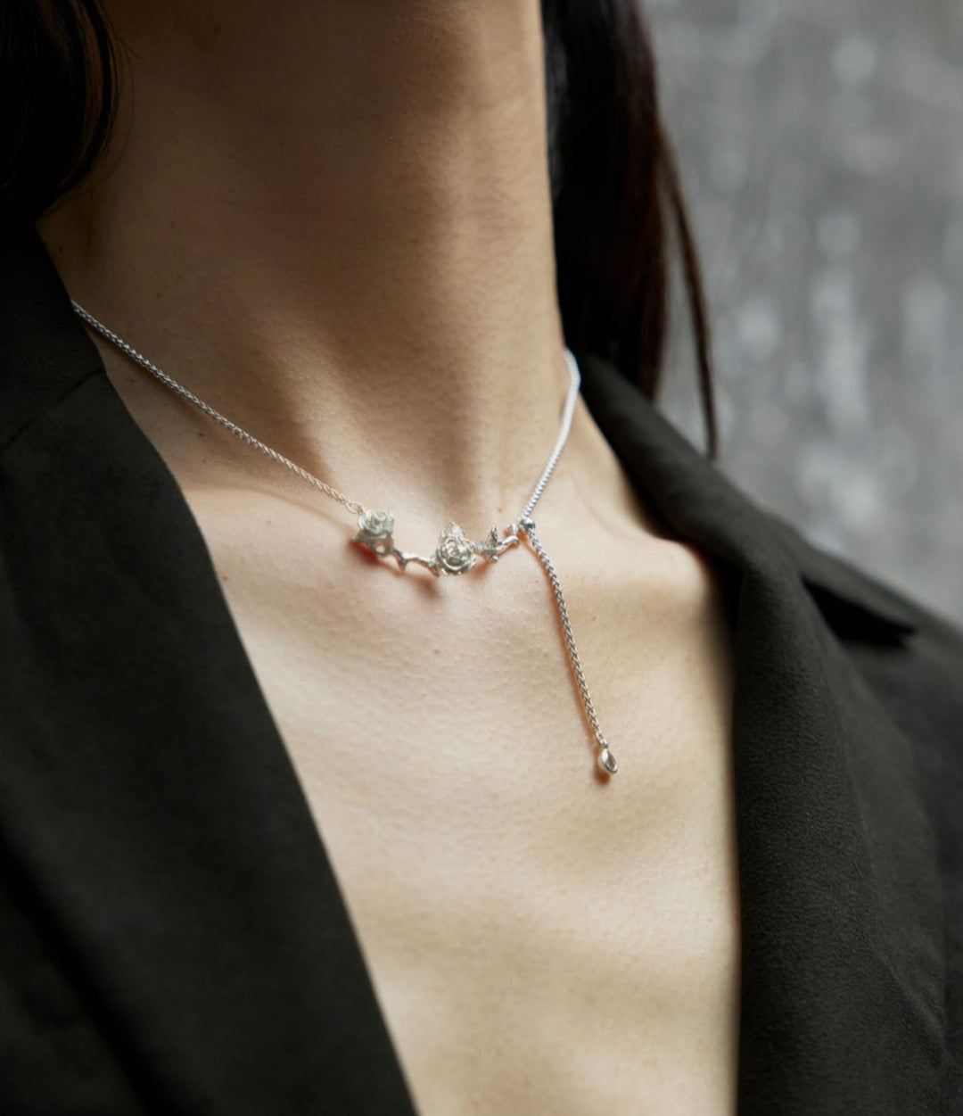 Single Rose Necklace